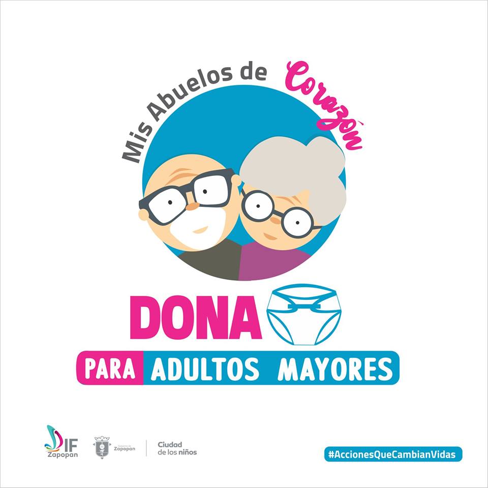 Se invita a participar en campaña de donación de pañales para Adultos